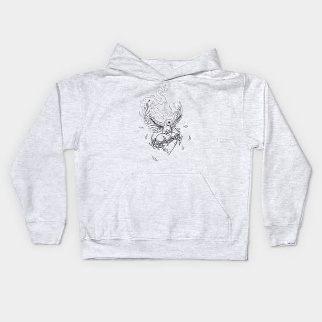 Holy Spirit Ink Kids Hoodie by Ian Moss Creative